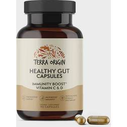 Terra Origin Healthy Gut with Immunity Boost 90 Capsules