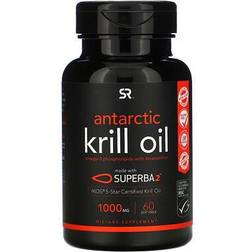 Sports Research Antarctic Krill Oil 60 Softgels Fish Oil Omega-3