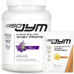 JYM Iso Clear Isolate Whey Protein Grape 20 Servings 20 Servings