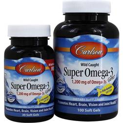 Carlson Norwegian Super Omega-3 1200mg 100 + 30