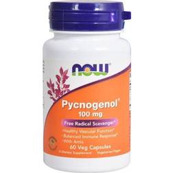 NOW Foods Pycnogenol 100Mg 60 Vegetable Capsules