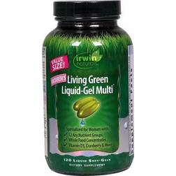 Irwin Naturals Living Green Liquid-Gel Multi For Women 120 Liquid Softgels