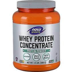 NOW Sports Whey Protein Concentrate Unflavored 1.5 lbs