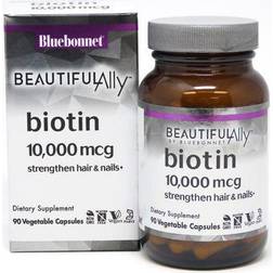 Bluebonnet Nutrition Beautiful Ally Biotin 10000 mcg 90 Vegetable Capsules