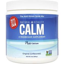 Natural Vitality Natural Calm Plus Calcium Unflavored 8 oz