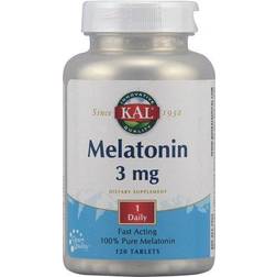 Kal Melatonin 3 mg 120 Tablets 20 pcs