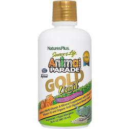 Nature's Plus Animal Parade Gold Children's Liquid Multi-Vitamin and Mineral Supplement Tropical Berry 30 fl oz