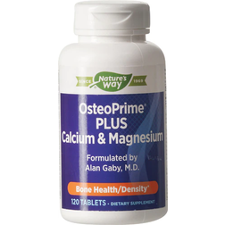 Enzymatic Therapy Nature's Way OsteoPrime Plus Calcium & Magnesium 120 Tablets