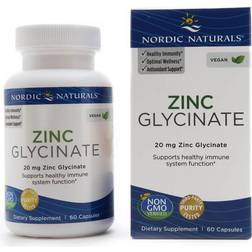 Nordic Naturals Zinc Glycinate 20 Mg 60 Capsules 60