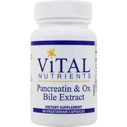 Vital Nutrients Pancreatin & Ox Bile Extract 60 Capsules