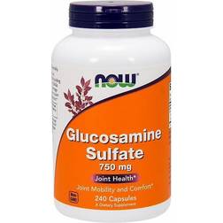 NOW Glucosamine Sulfate 750 mg 240 Capsules 240 stk