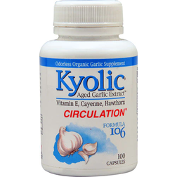 Kyolic Aged Garlic Extract Circulation Formula 106 100 Capsules