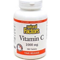 Natural Factors Vitamin C, 180 ea