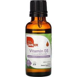 Zahler Vitamin D3 Liquid 1000 IU 1 fl oz