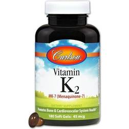 Carlson Vitamin K2 45 mcg 180 Softgels