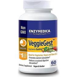 Enzymedica VeggieGest Formerly Gastro 60 Capsules 60 Stk.