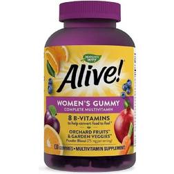 Alive Nature's Way Alive! Women's Gummy Vitamins Fruit 130 Gummies