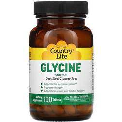 Country Life Glycine 500 mg 100 Tablets