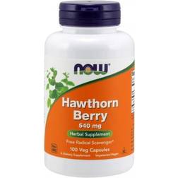 Now Foods Hawthorn Berry 540 mg 100 Veg Capsules 100 pcs