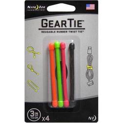 Nite Ize Gear Tie 3-Asst. 4pk