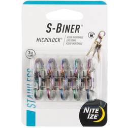 Nite Ize S-biner Microlock Key Ring One Size Multicolour