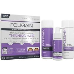 Foligain Triple Action Hair Care System for Women Trial Set