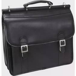 McKlein Halsted Top Grain Cowhide Laptop Briefcase 15" - Black