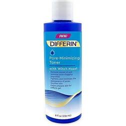 Differin Pore-Minimizing Skin Toner with Witch Hazel for Face, 8 Ounce 236ml