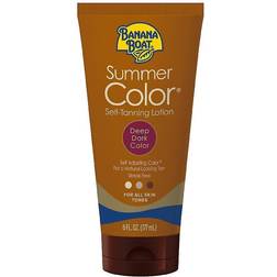 Banana Boat Summer Color Self-Tanning Lotion, Deep/Dark, 6 fl oz