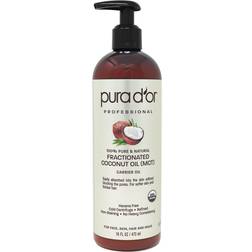 Pura d'or Organic Fractionated Coconut Oil 16 fl oz