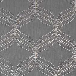 Boutique Optical Grey Geometric Bronze Effect Textured Wallpaper