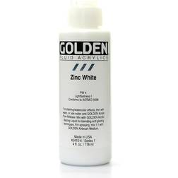 Golden Fluid Acrylics zinc white 4 oz