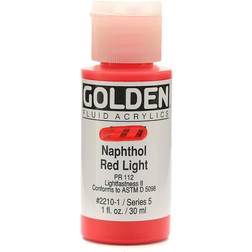 Golden Fluid Acrylics 30 ml Naphthol Red Light