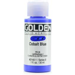 Golden Cobalt Blue Fluid Acrylic Paint