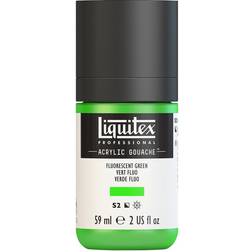 Liquitex Professional Acrylic Gouache fluorescent green 2 oz