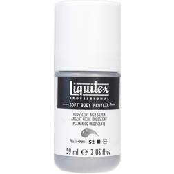 Liquitex Professional Soft Body Acrylic Color, 2 oz. Iridescent Rich Silver