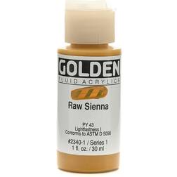 Golden Golden Fluid Acrylics 30 ml 2340 Raw Sienna