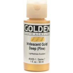 Golden Fluid Acrylics iridescent gold deep fine 1 oz