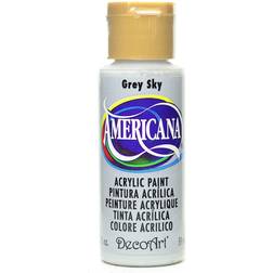 Deco Art Americana Acrylic Paints grey sky 2 oz