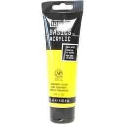 Liquitex Basics Transparent Yellow, 4 oz tube