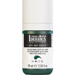 Liquitex Professional Soft Body Acrylic Color Multi Cap Bottles phthalocyanine green (blue shade) 2 oz