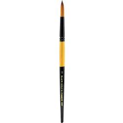 Dynasty Black Gold Brush Round, Short Handle, Size 12