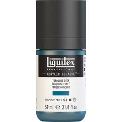 Liquitex Professional Acrylic Gouache turquoise deep 2 oz