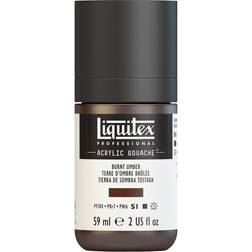 Liquitex LQX Acrylic Gouache 59ml Burnt Umber