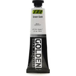 Golden OPEN Acrylic, 2 oz. Green Gold