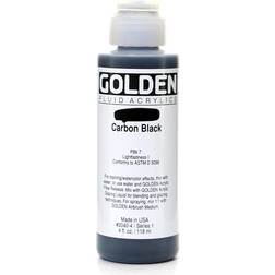 Golden Fluid Acrylics carbon black 4 oz