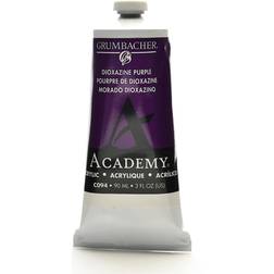 Grumbacher Academy Acrylics Dioxazine Purple, 90 ml tube