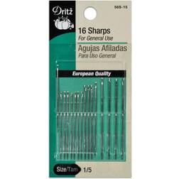 Dritz 16 Sharps Hand Needles Size 1/5