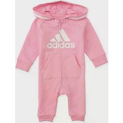 Adidas Baby Hooded Coverall - Pink