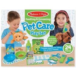 Melissa & Doug Feeding & Grooming Pet Care Play Set